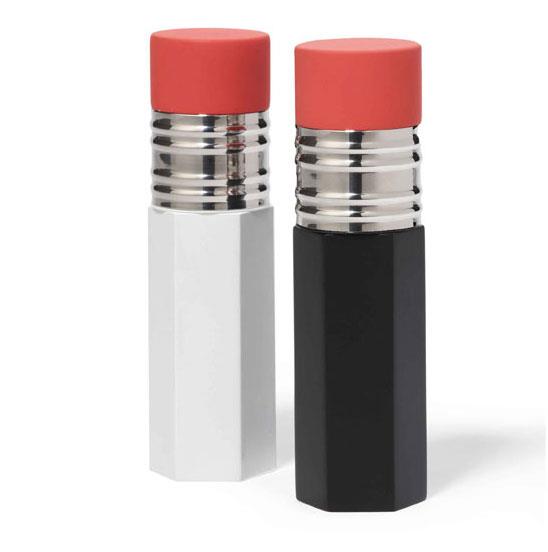 Pencil salt and pepper shakers