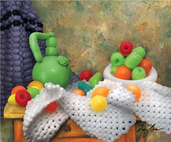 Cezanne airigami Cezanne in balloons