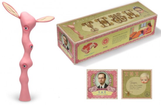 YHWH vinyl toy by Mark Ryden, produced by Necessaries Toy Foundation
