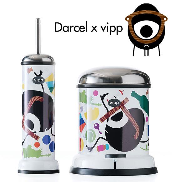 Darcel x Vipp designer trash cans