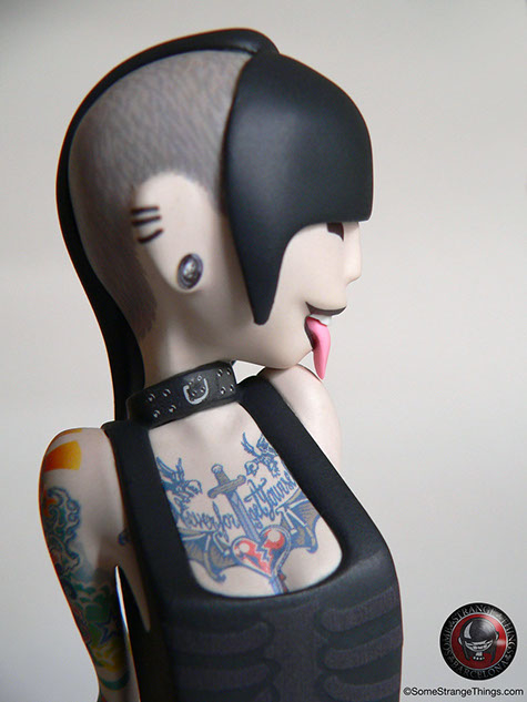 Three Times Never Tattoo girl punk toy by Marcos Lorenzo