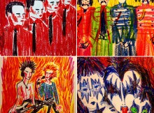 Kraftwerk, The Beatles, Sex Pistols, KISS by Nathan Jurevicius