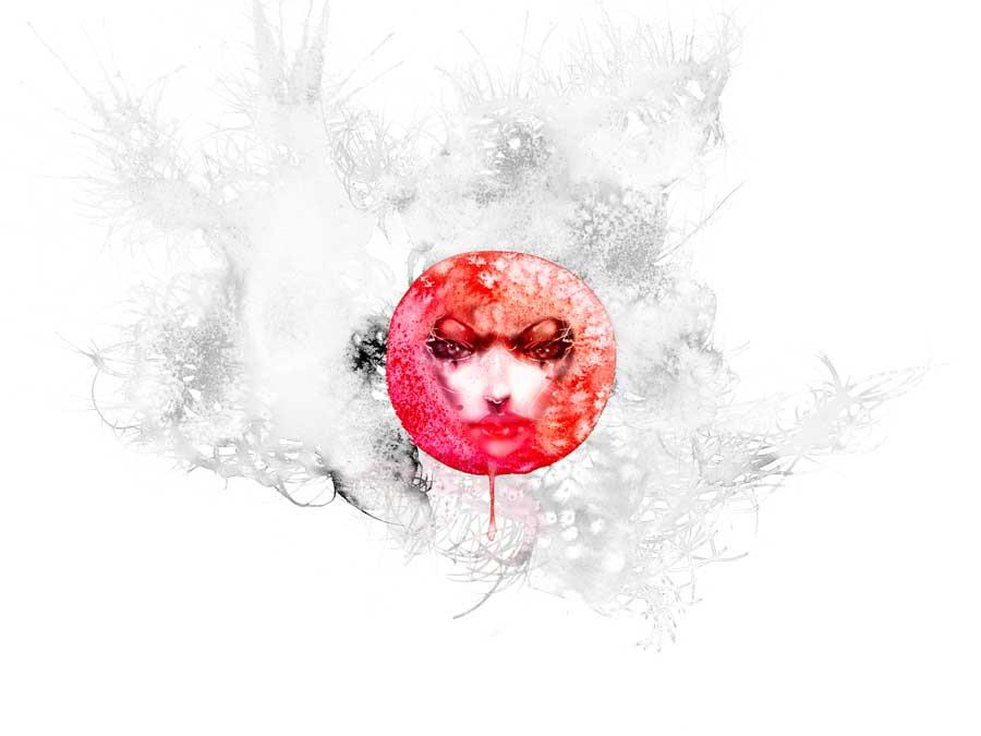 Red Moon by David Choe