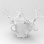 Deer 3D Printed Coffee Cups