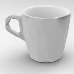 Low Rez 3D Printed Coffee Cups