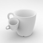 Siamese 3D Printed Coffee Cups