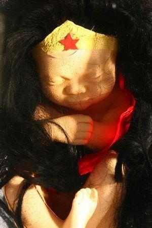 Fetal Wonderwoman by Alexandre Nicolas