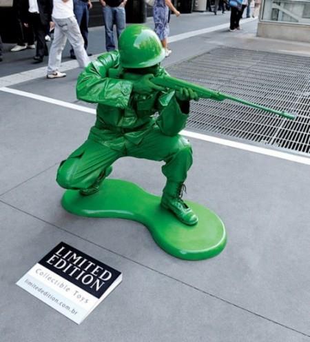 Real Life Green Army Man
