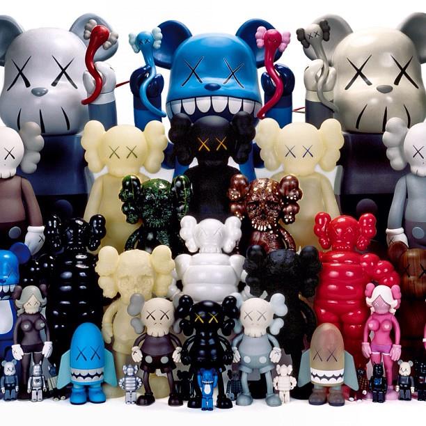 @toykio's KAWS collection circa 2007, soon to be on display in a museum in Berlin!