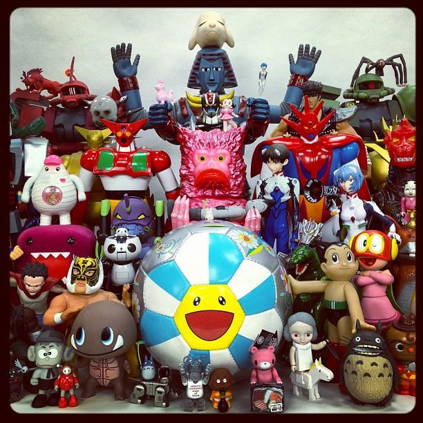 Once again, @toykio get top photo billing with his never-ceases-to-be-amazing toy collection.
