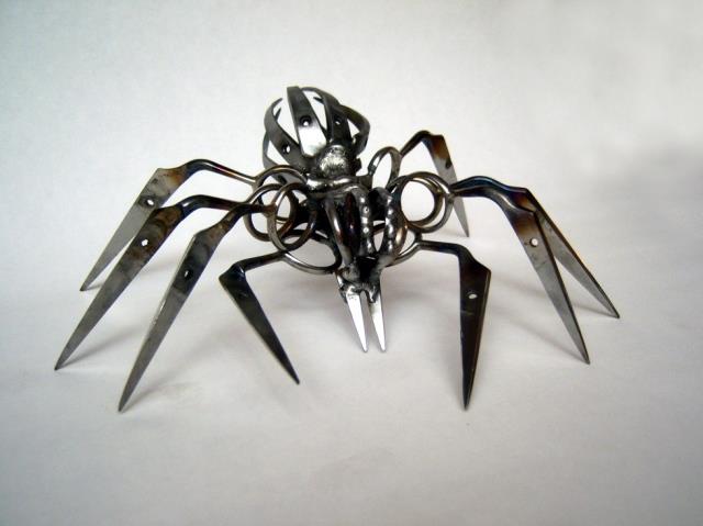 Barber Scissors Spider by Christopher Locke