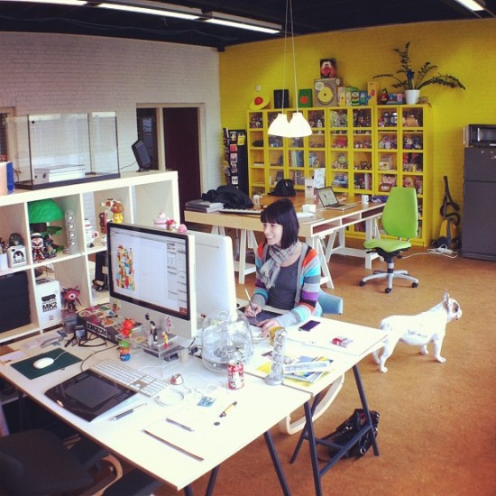 My lovely friends @louloutummie are settling into their new Netherlands studio!