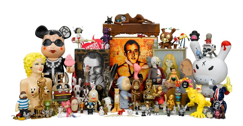Selim Varol's art and toy collection