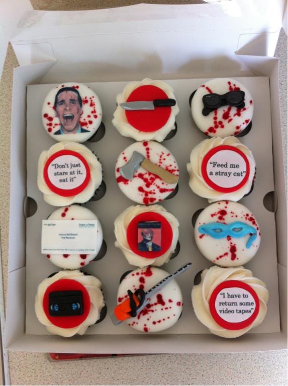 American Psycho Cupcakes
